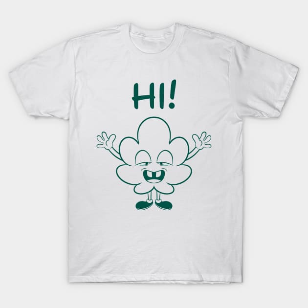 HI Weed T-Shirt by RetroRhino